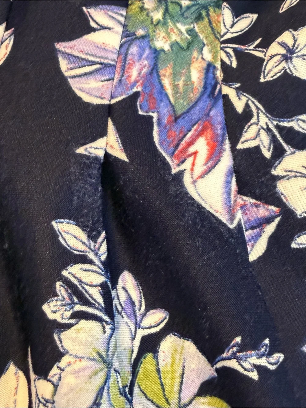 Roz & Ali Floral Midi Dress Women’s Size 6 Vibrant Pockets Brunch Altered? - Picture 13 of 16